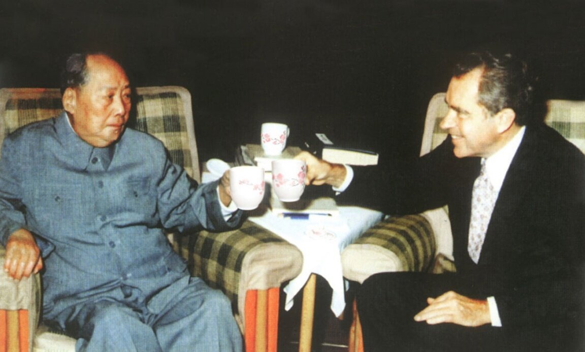 Мао Цзэдун и Ричард Никсон