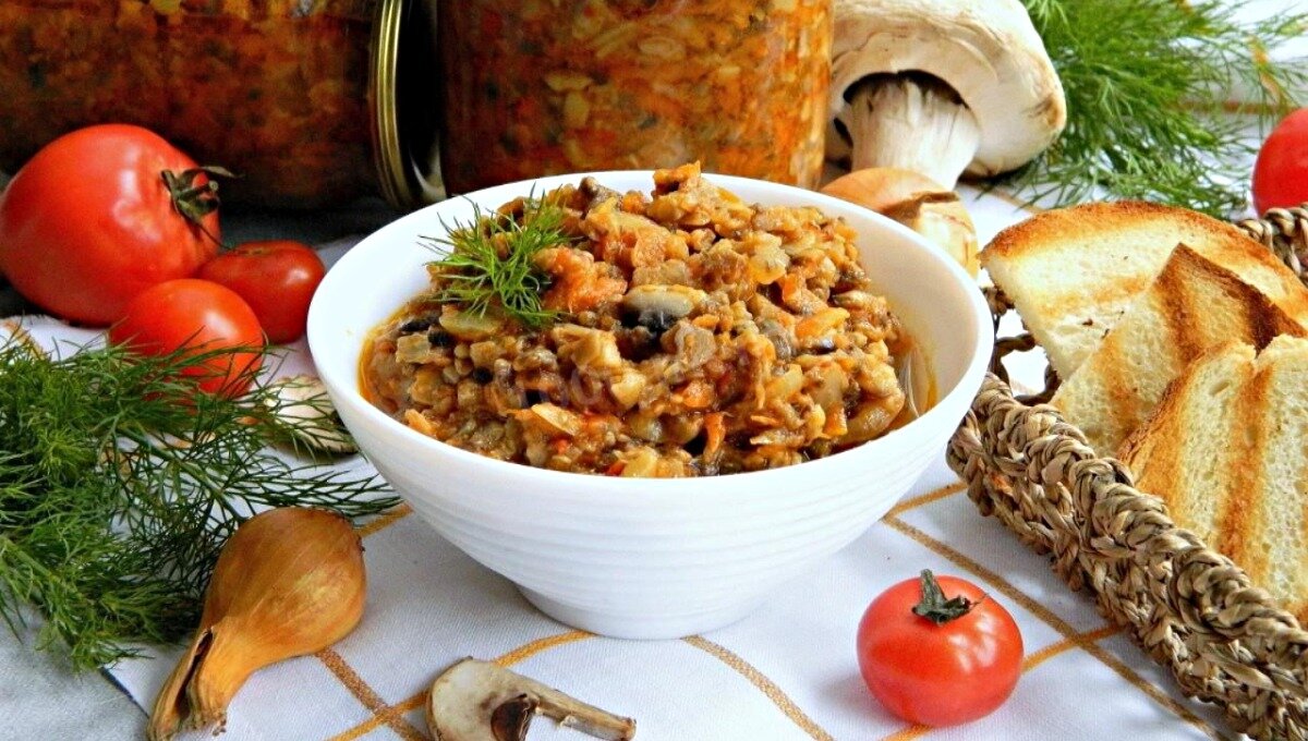 Грибная икра из шампиньонов самый вкусный рецепт