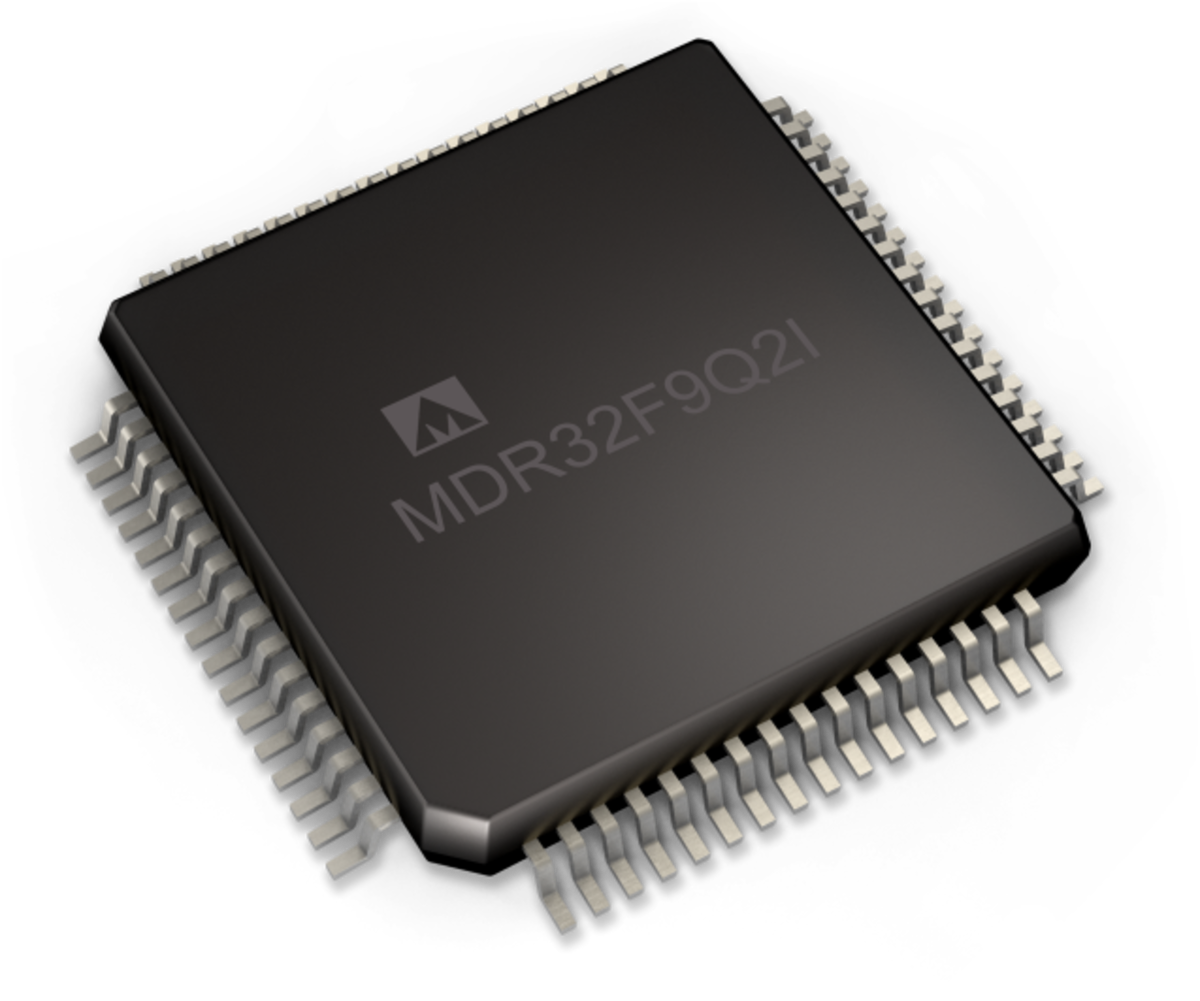 Рендер микроконтроллера К1986ВЕ92QI