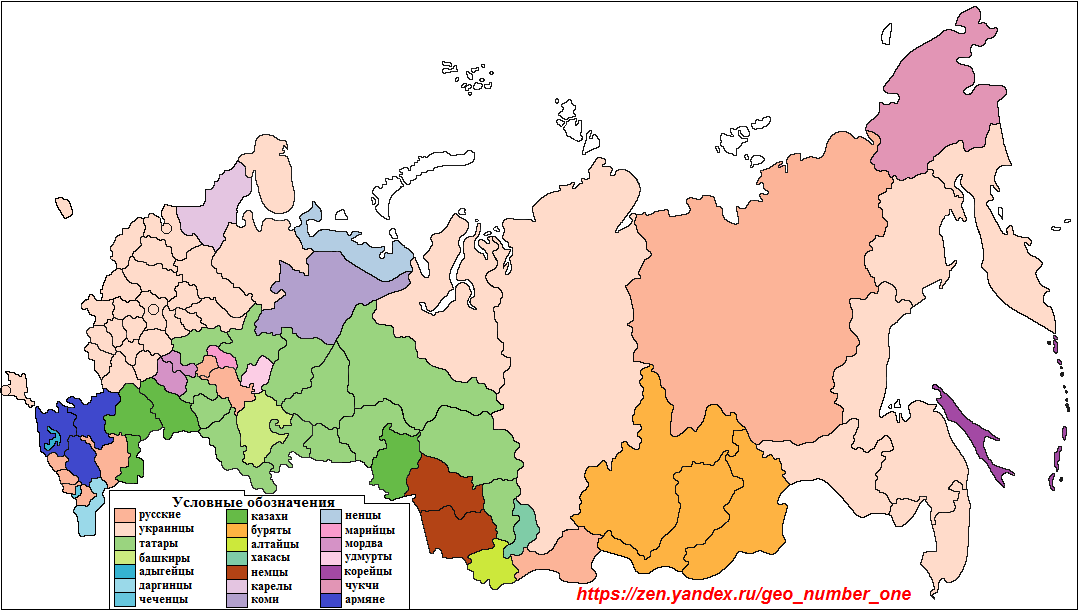 О чем говорит карта народов