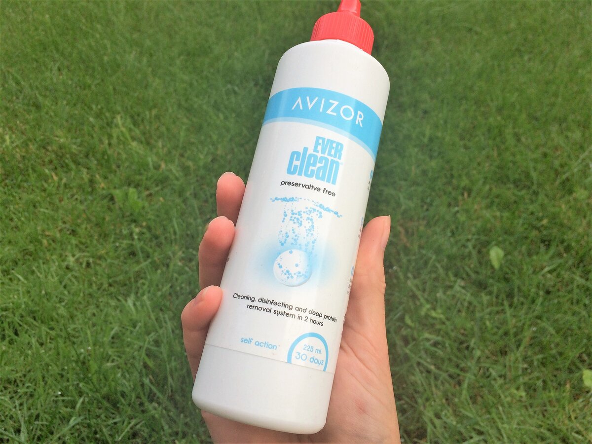 Раствор для очистки линз