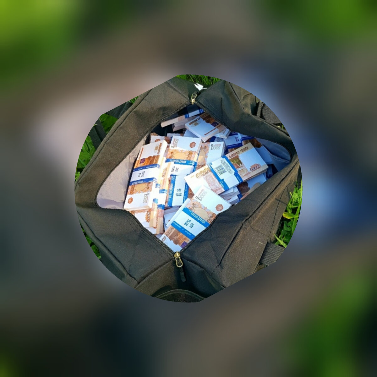 Сумка с деньгами. 