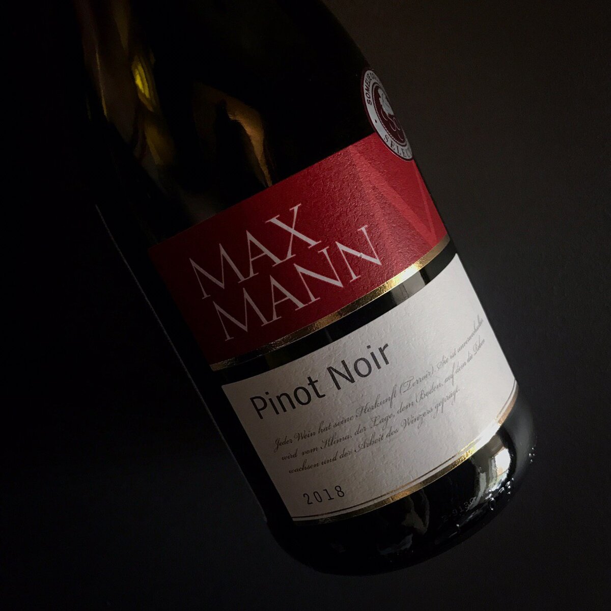 Max Mann Pinot Noir, 2018