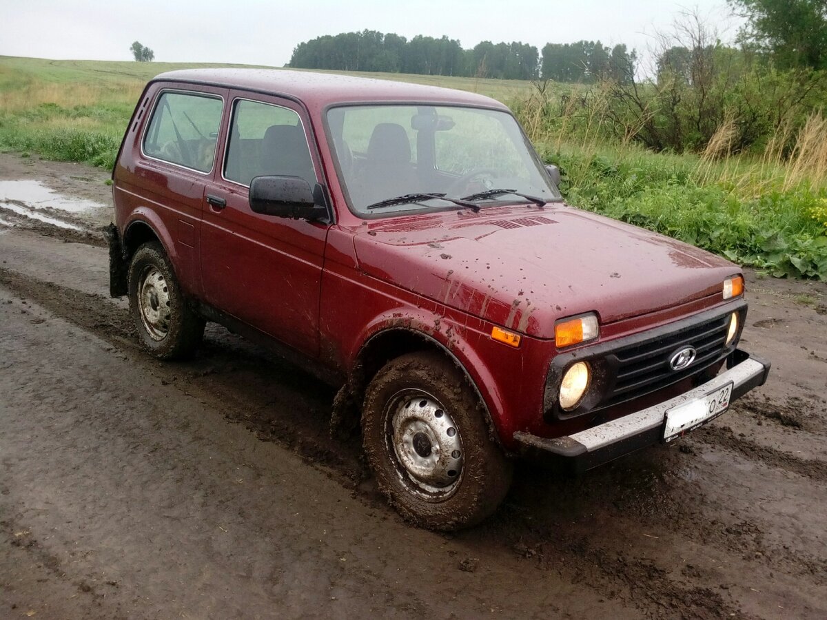 Нивка по мокрой глине.