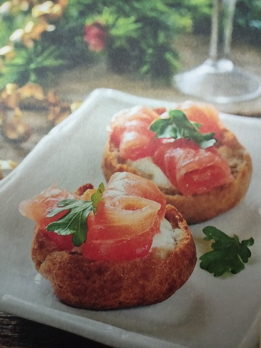 Эклеры с печенью минтая...