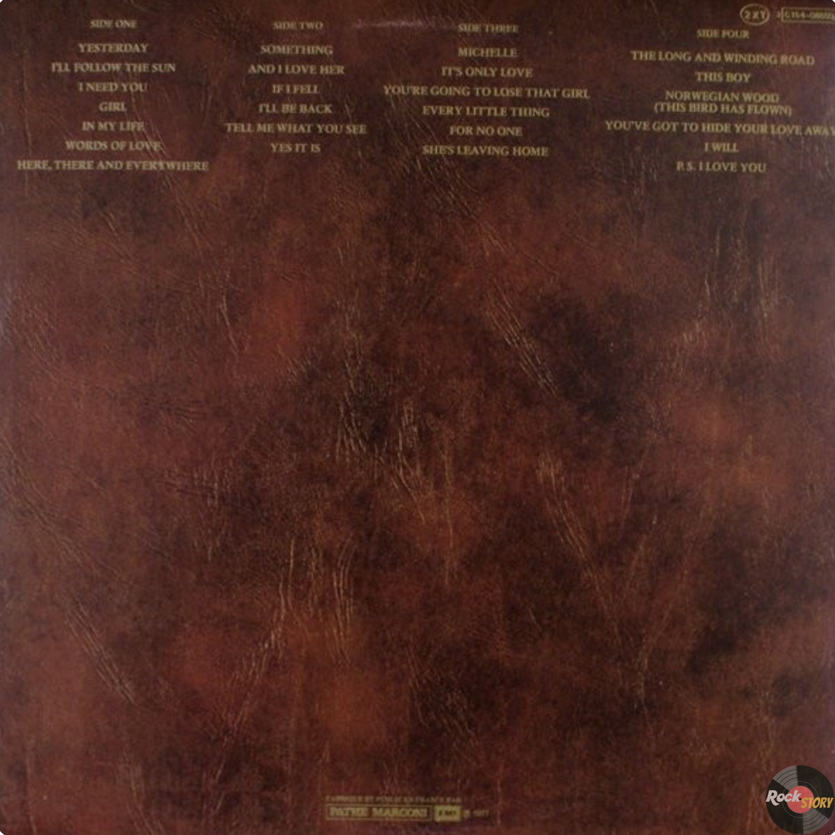 На фотографии: вариант винилового издания сборника Love Songs группы The Beatles, выпущенного фирмой "Capitol Records".