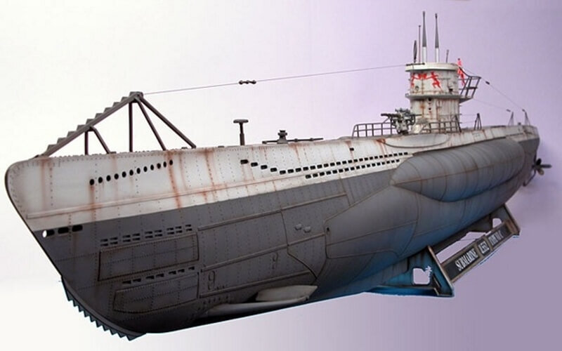 Тип 7 i. Немецкая подводная лодка u307. Подлодка u-Boat Type VII. U Boat подлодка. U 552 подводная лодка модель.