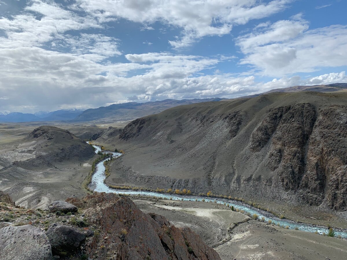 Вид на реку Чуя, Республика Алтай 