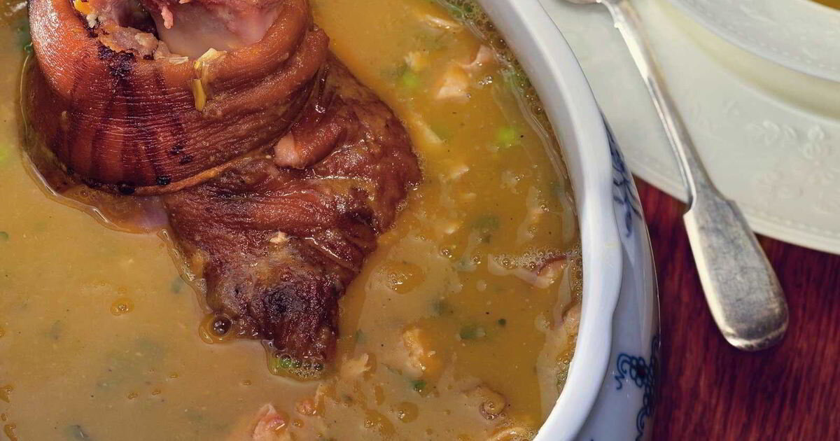 Рецепт горохового супа со свиной рулькой | Отчаявшаяся домохозяйка | Дзен