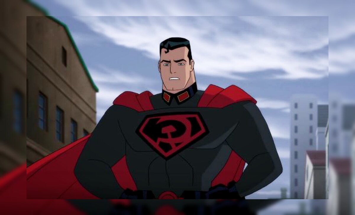 Кадр из мультфильма 2020 года "Супермен. Красный сын"