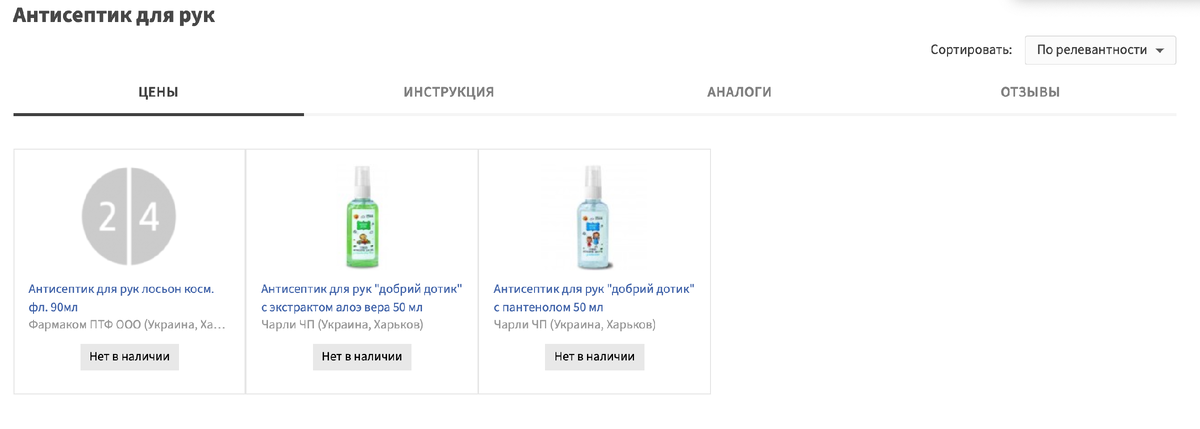 Антисептики исчезли из аптек