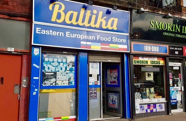 магазин продуктов из Восточной Европы в Великобритании