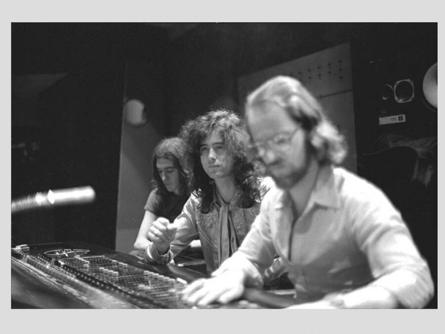 История без звука. Led Zeppelin в студии 1969. Джимми пейдж 1969. Эдди Крамер. Led Zeppelin 1980.
