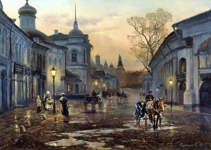 На московских улицах.