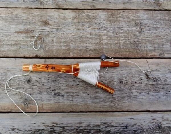 Жерлица - рогатка домашнего изготовления