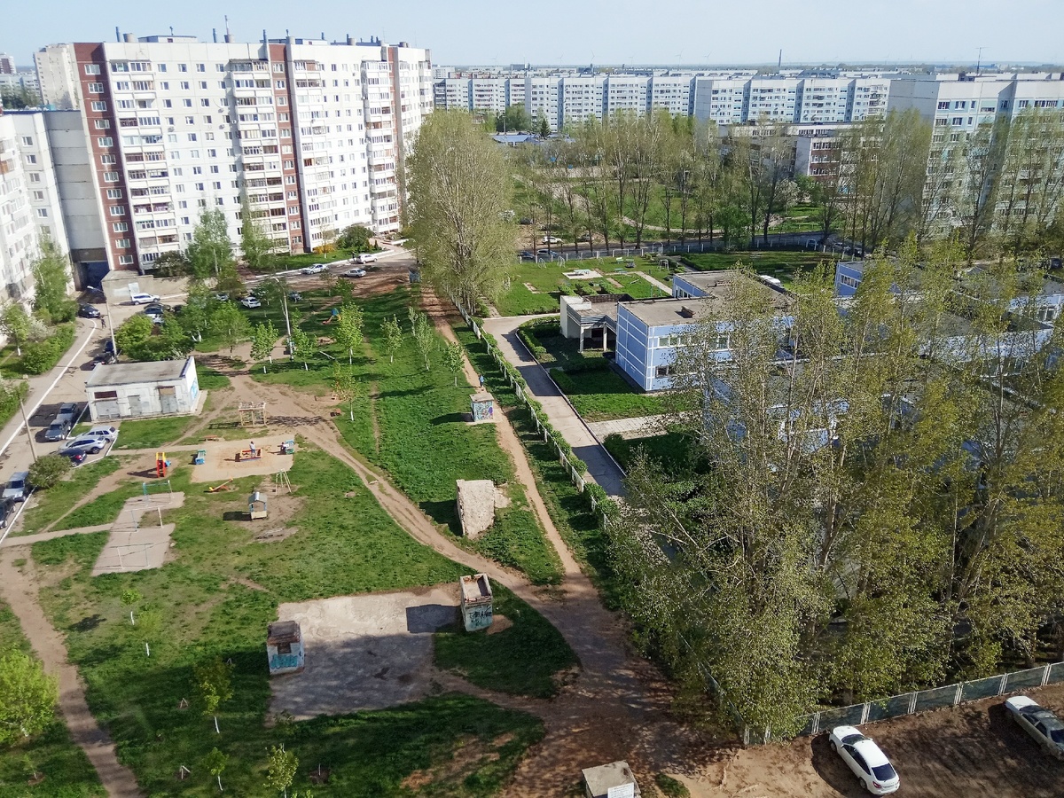 Всё в зелени... прям глаз радуется