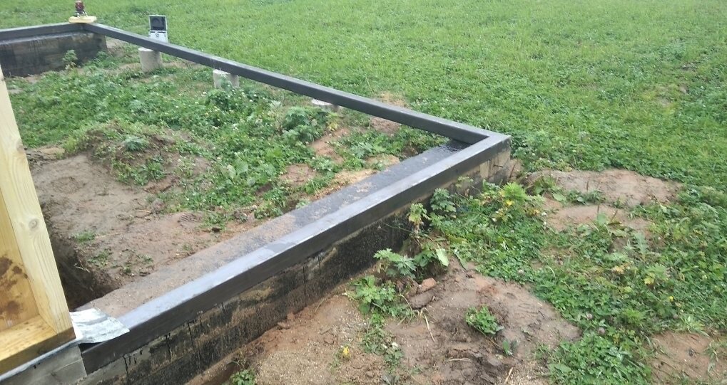 Нижняя обвязка.