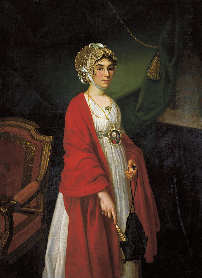Портрет Прасковьи Ковалёвой-Жемчуговой, Николай Аргунов, 1803, (сс) Wikimedia Commons