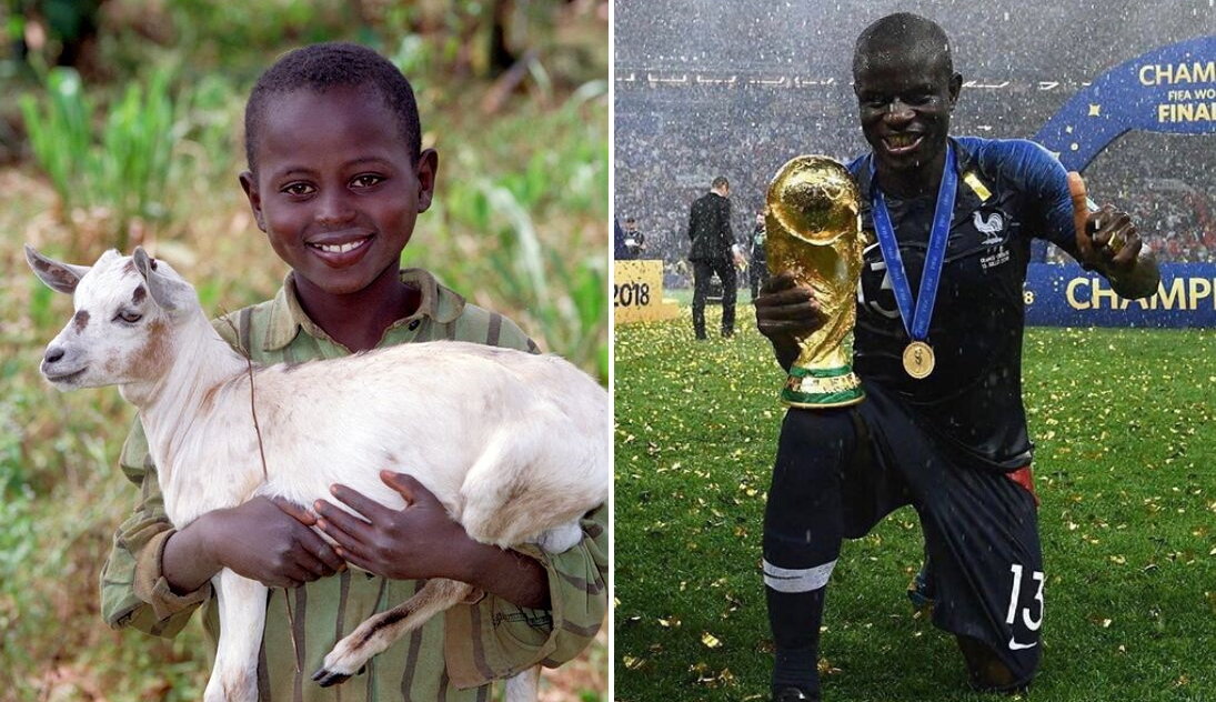 Нголо Канте в детстве