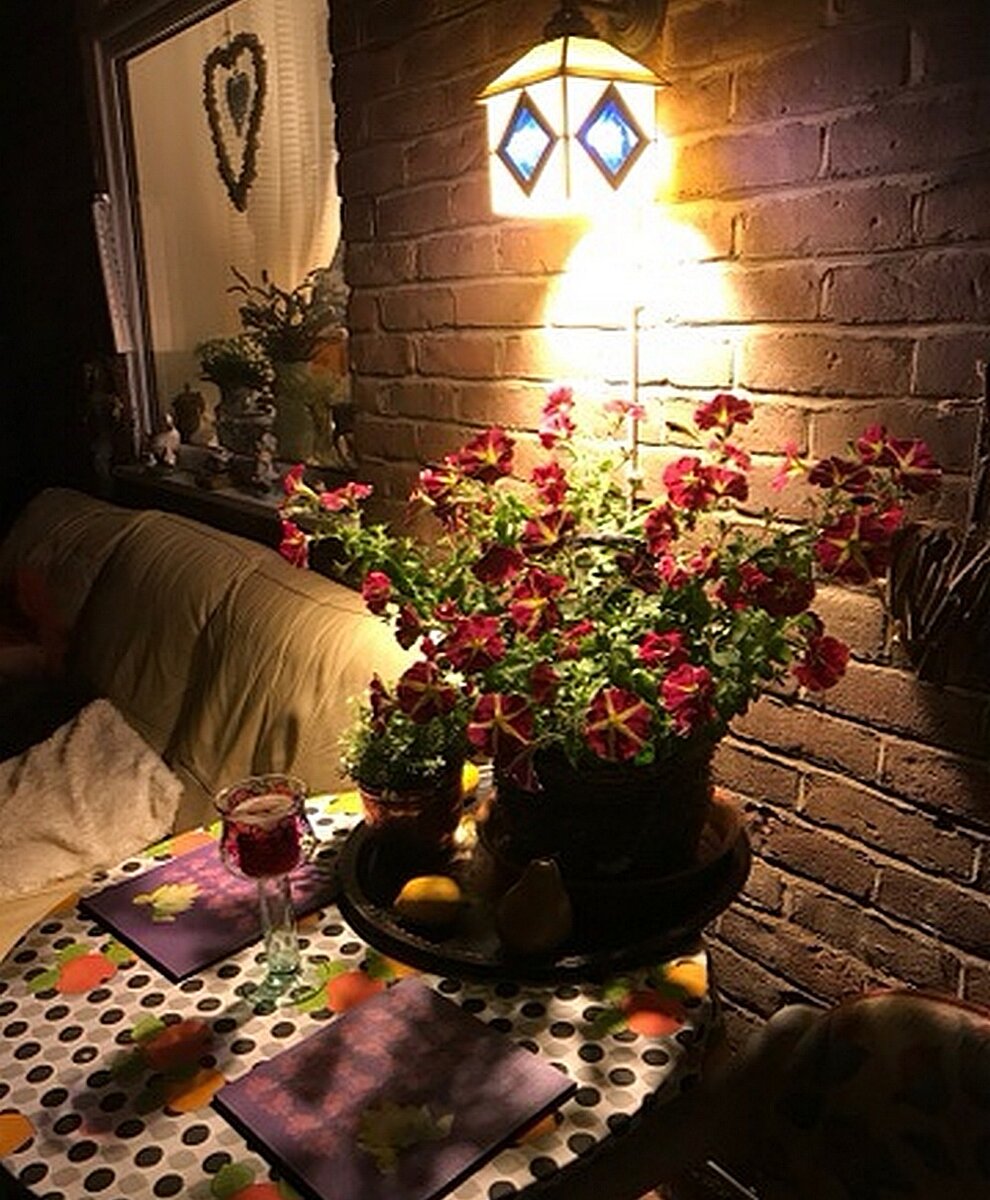 Уютная тераса (фото подруги)