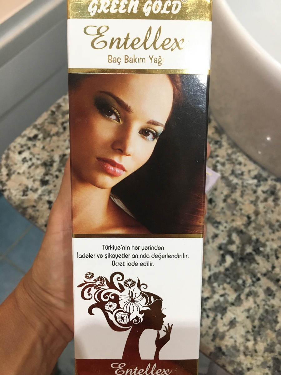 Масло для волос зелёное золото