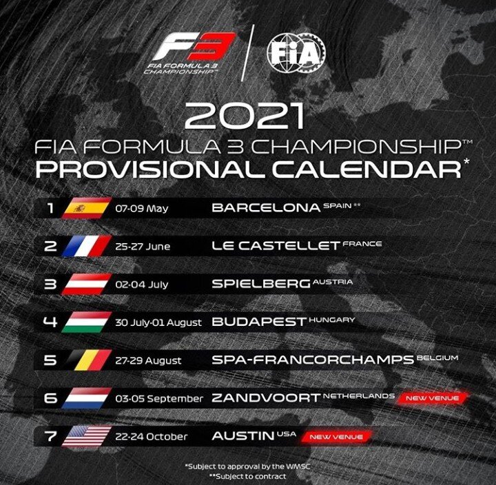 2024 FIA Formula 1 Calendar Announced Federation Internationale de l'Automobile