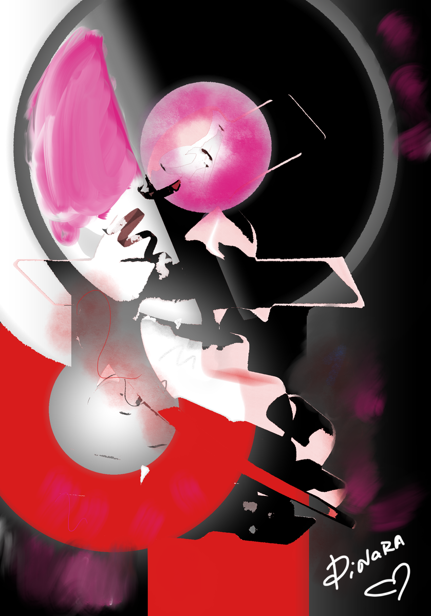 Просто вдохновилась и нарисовала после прочтения)