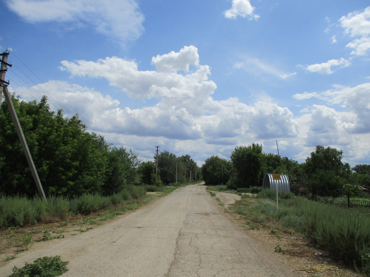 Въезд в село со стороны Карпенки