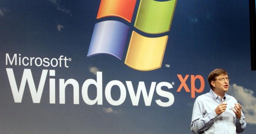 Билл Гейтс и Windows XP.