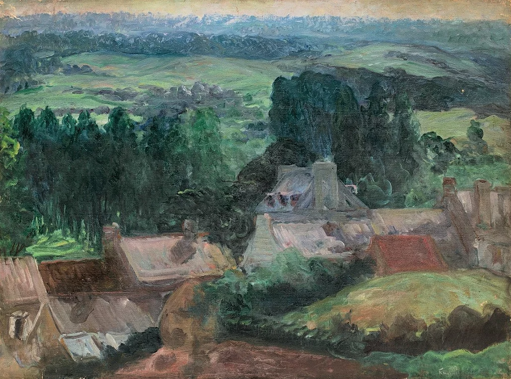 Константин Кузнецов, «Дачи в Валь-Андре», 1910