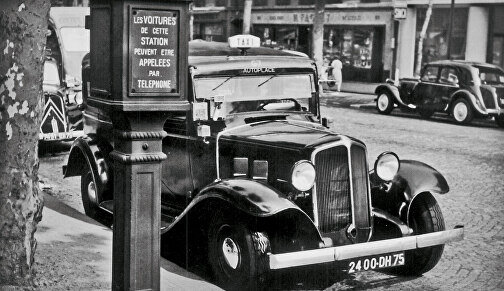 Парижское такси, 1920-е годы