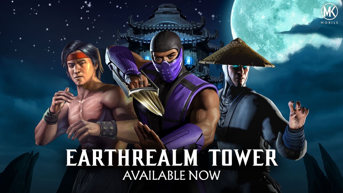 Башня Земного Царства, Ночной Волк из MK11 и два новых бруталити в игре Mortal Kombat Mobile! 