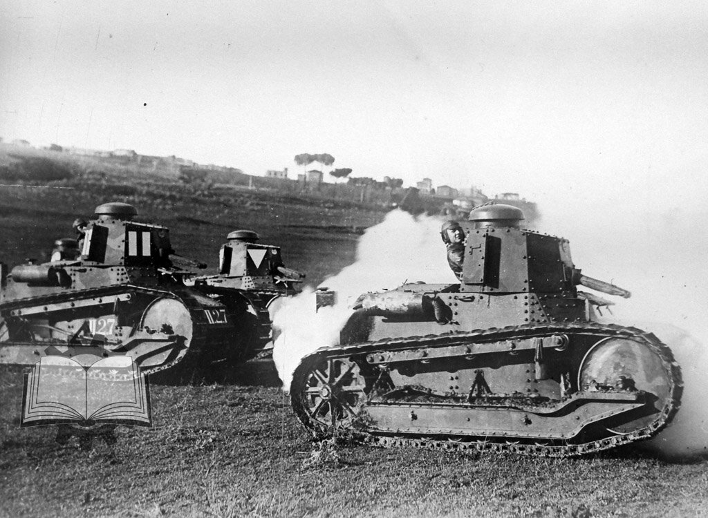 FIAT 3000 можно смело называть лучшим из отпрысков Renault FT.