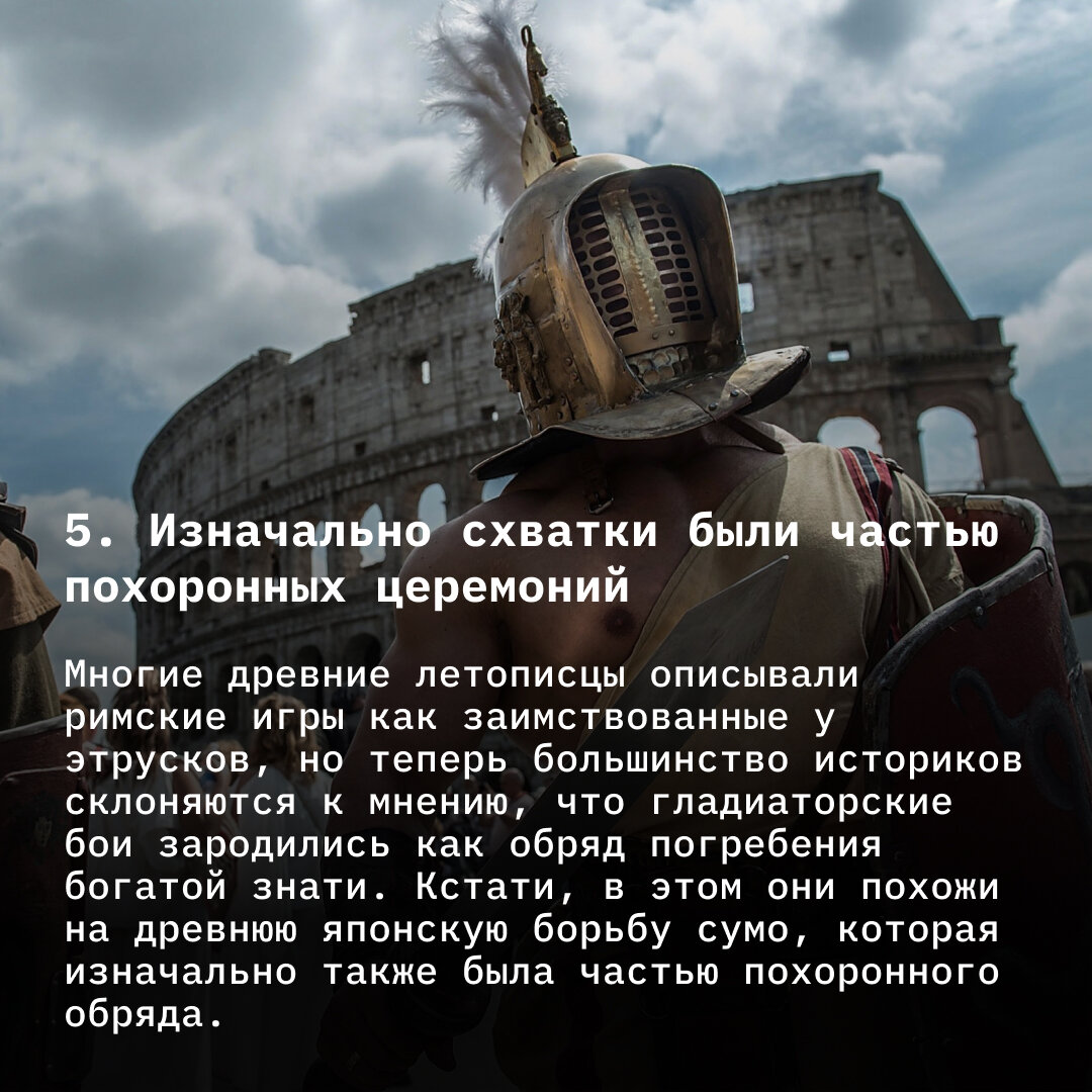 Поп-звезды или кровавые убийцы: 9 фактов о гладиаторах, о которых вы  никогда не слышали | TechInsider | Дзен