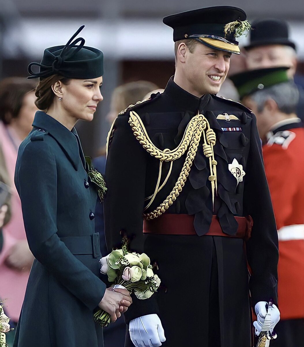 День Святого Патрика 2022 герцог и герцогиня Кембриджские
