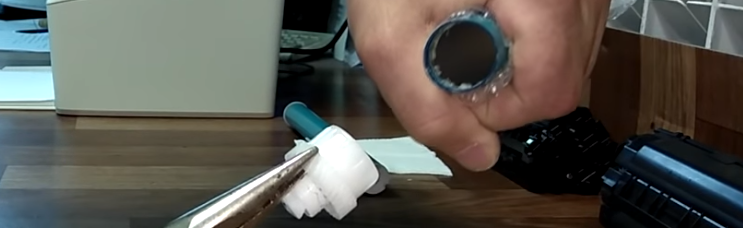 Сняли шестерню