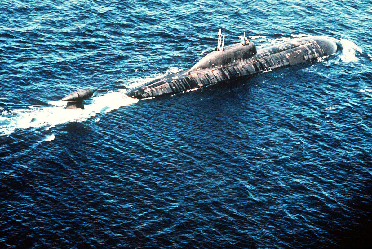 «Щука-Б» в море. Источник изображения: Общественное достояние: https://commons.wikimedia.org/w/index.php?curid=3628987