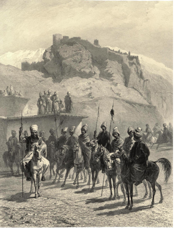 Г.Г. Гагарин. Ахалцихе. Крепость Атскури. Фото из Истории 44-го Нижгородского драгунского полка