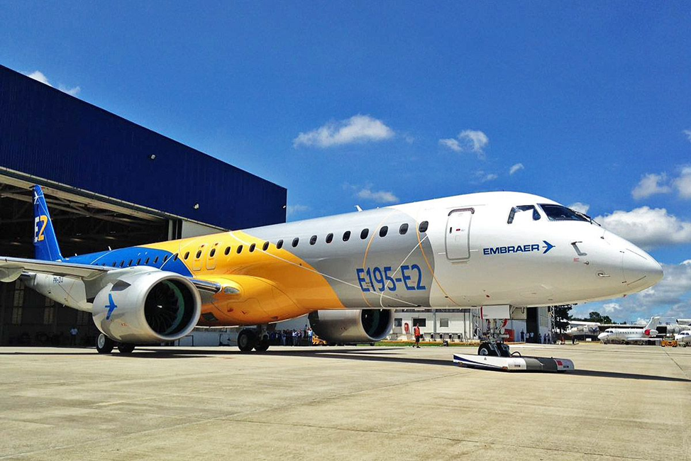 Авиалайнер Embraer E195-E2 – символ экономических успехов Бразилии