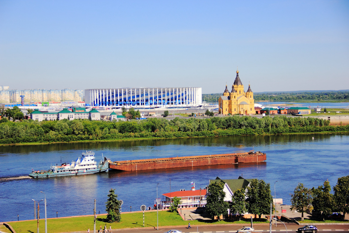Нижний новгород в воде фото
