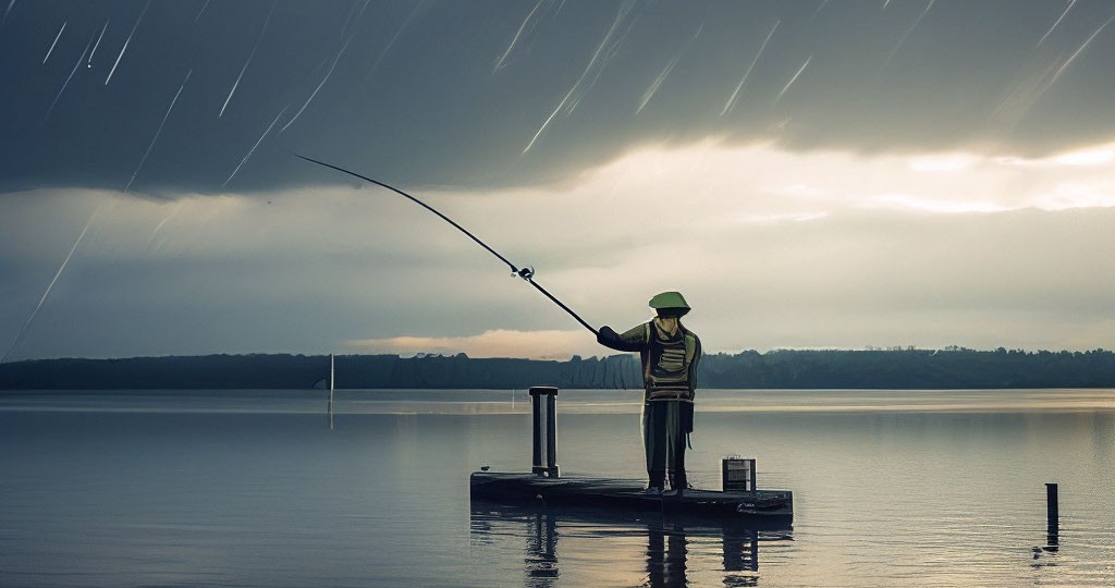 Какая рыба лучше всего клюет летом в дождь?