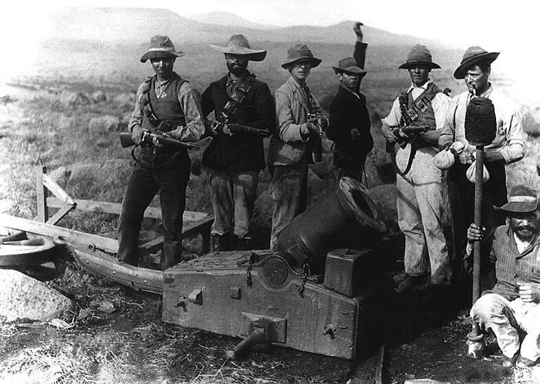 Суровы и хмуры с винтовками буры (с)