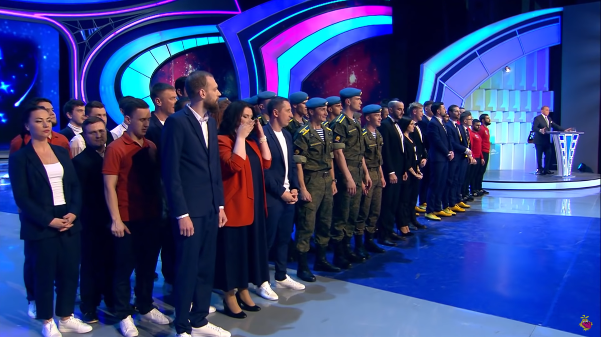 Команды на финальном выставлении оценок (фрагмент из передачи)