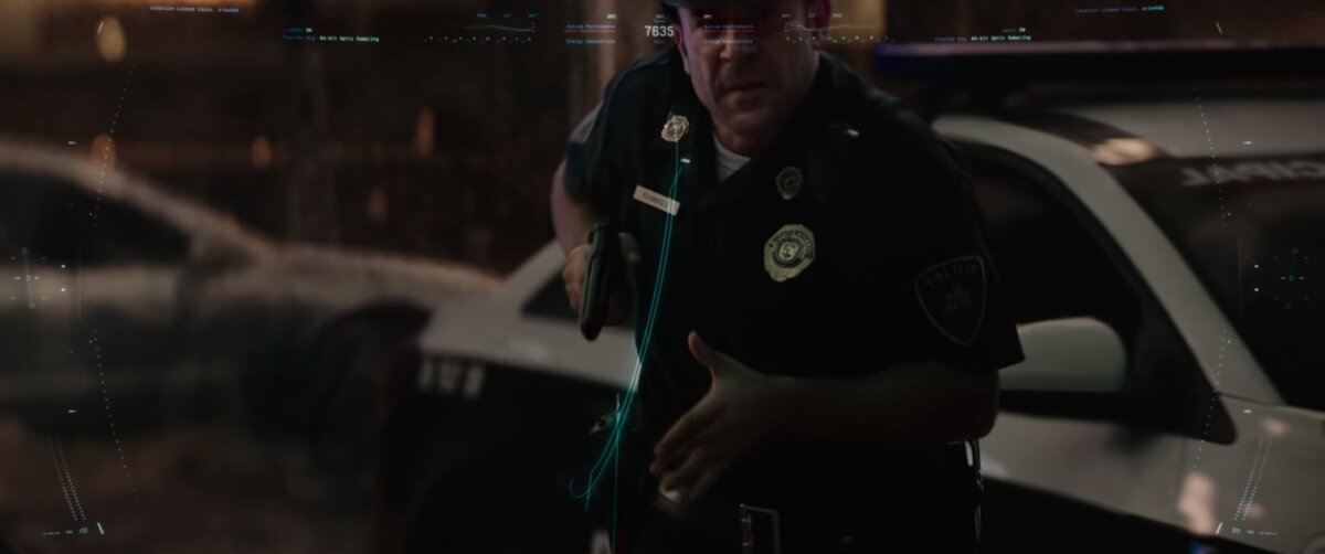 Интерфейс Грейс. Кадр из трейлера.