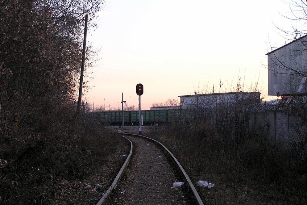 Забытая дорога. Станция Крустпилс. Подъездной путь элеватора. Подъездной путь от станции Пресня. Нулевое место справа подъездной путь. Фото кольцевых подъездных путей предприятия.