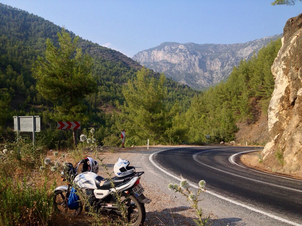 Вид на перевал.