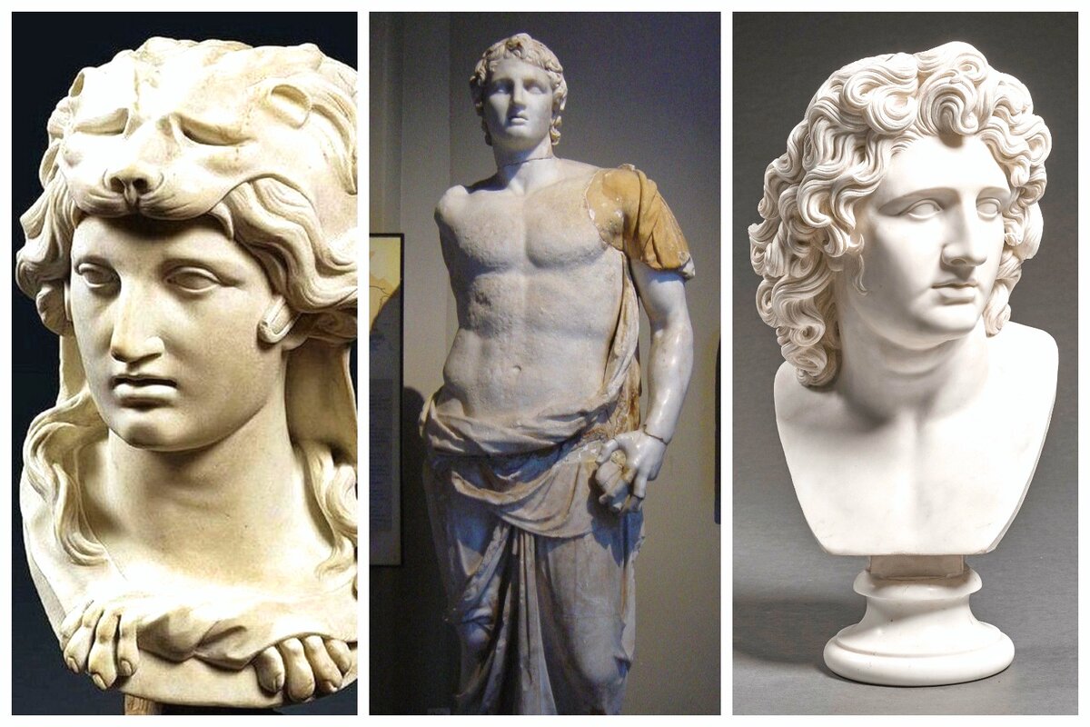 Скульптуры Александра Македонского