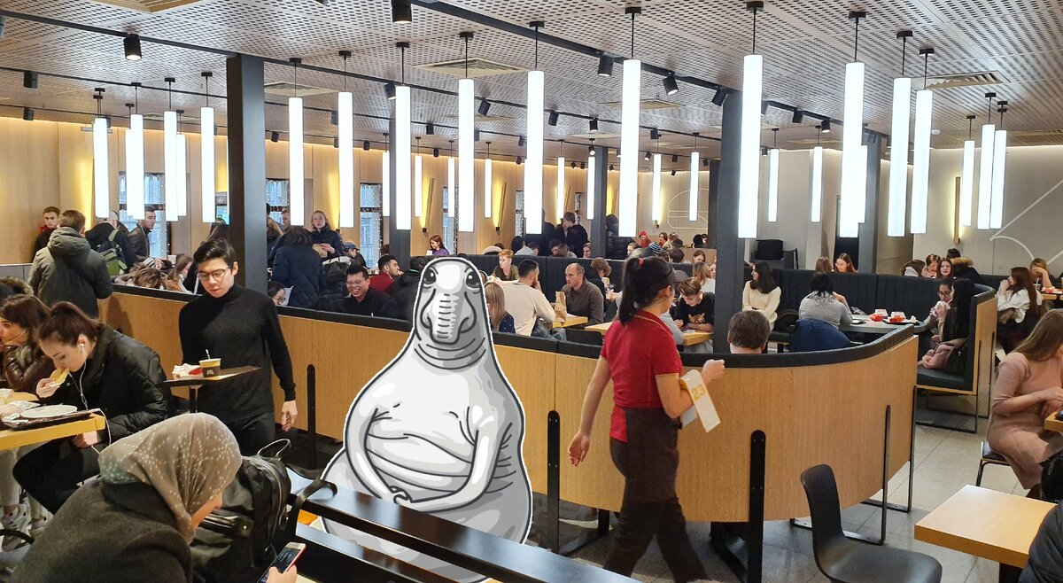 Большая часть этих людей пришли сюда не на 5-10 минут.