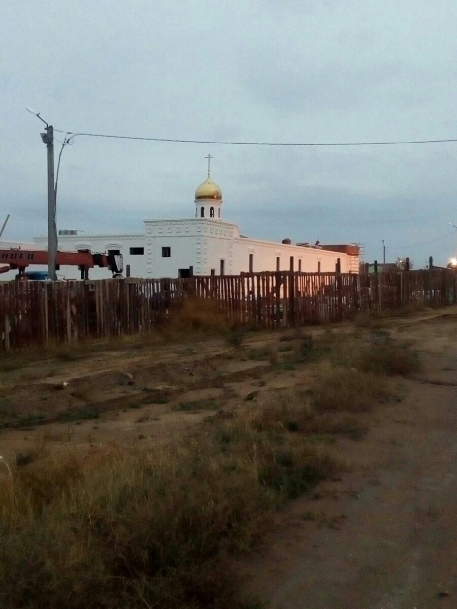 Строящийся паломнический центр