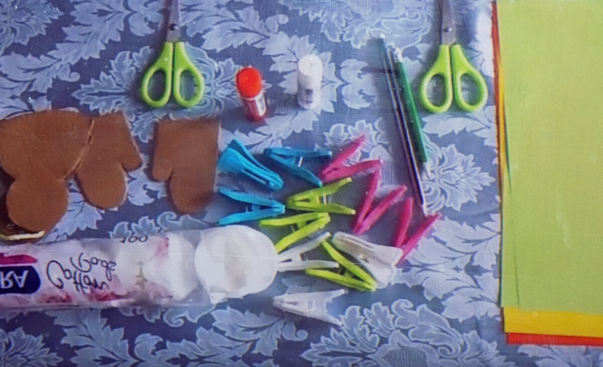 новогодняя гирлянда, своими руками, из бумаги, мастер класс, поделки с детьми